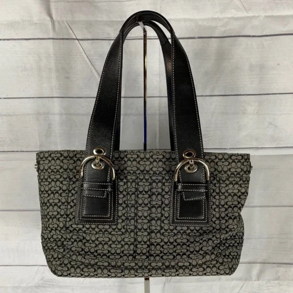 Coach Soho Mini Satchel Signature Handbag F10927